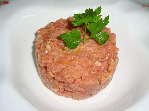 Restaurante en Torrent (Valencia) Steak tartar especialidad de la casa